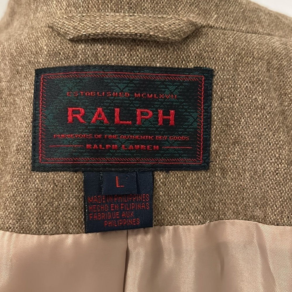 Ralph Lauren Virgin Wool Blend Moto Jacket - Picture 9 of 11